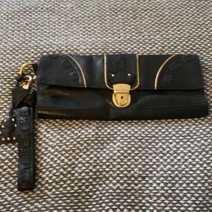 Betsy Johnson Leather Clutch 🖤